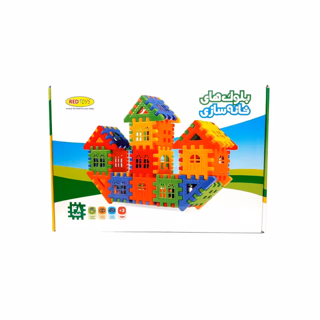 بازی ساختنی بلوک های خانه سازی 48 تکه