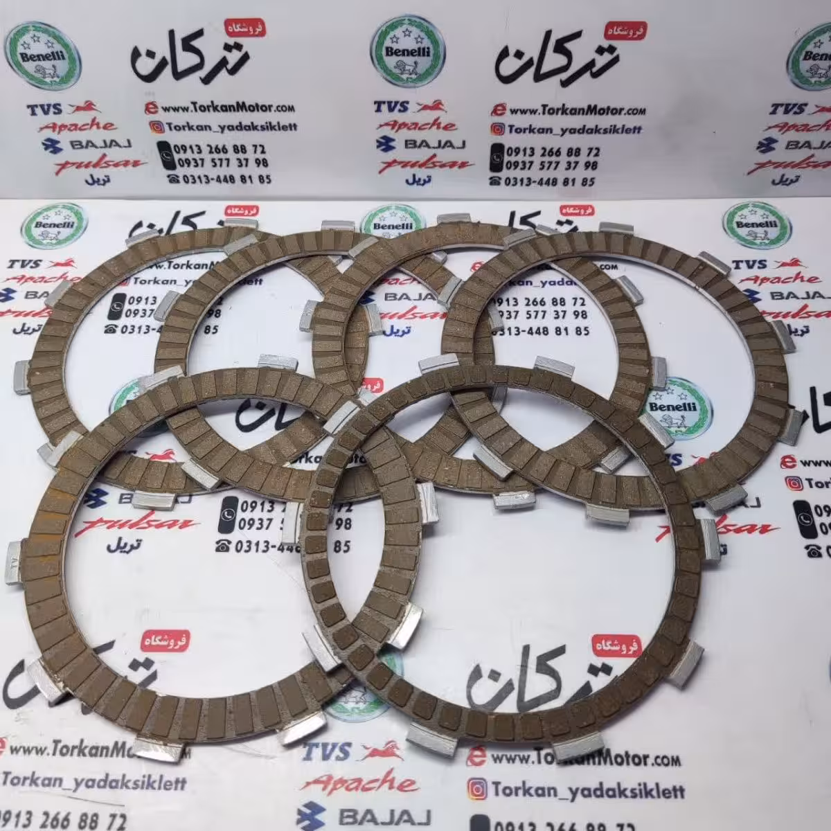 صفحه کلاچ موتور بنلی 250 تک سیلندر قدیم و نیوفیس و زونتس 250r کیفیت درجه 1