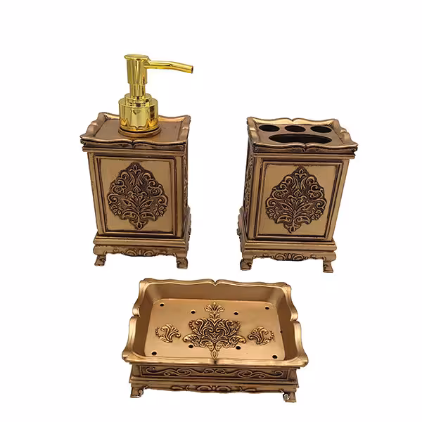 ست سرویس بهداشتی 3 تکه کد 21507 | کالا مکس