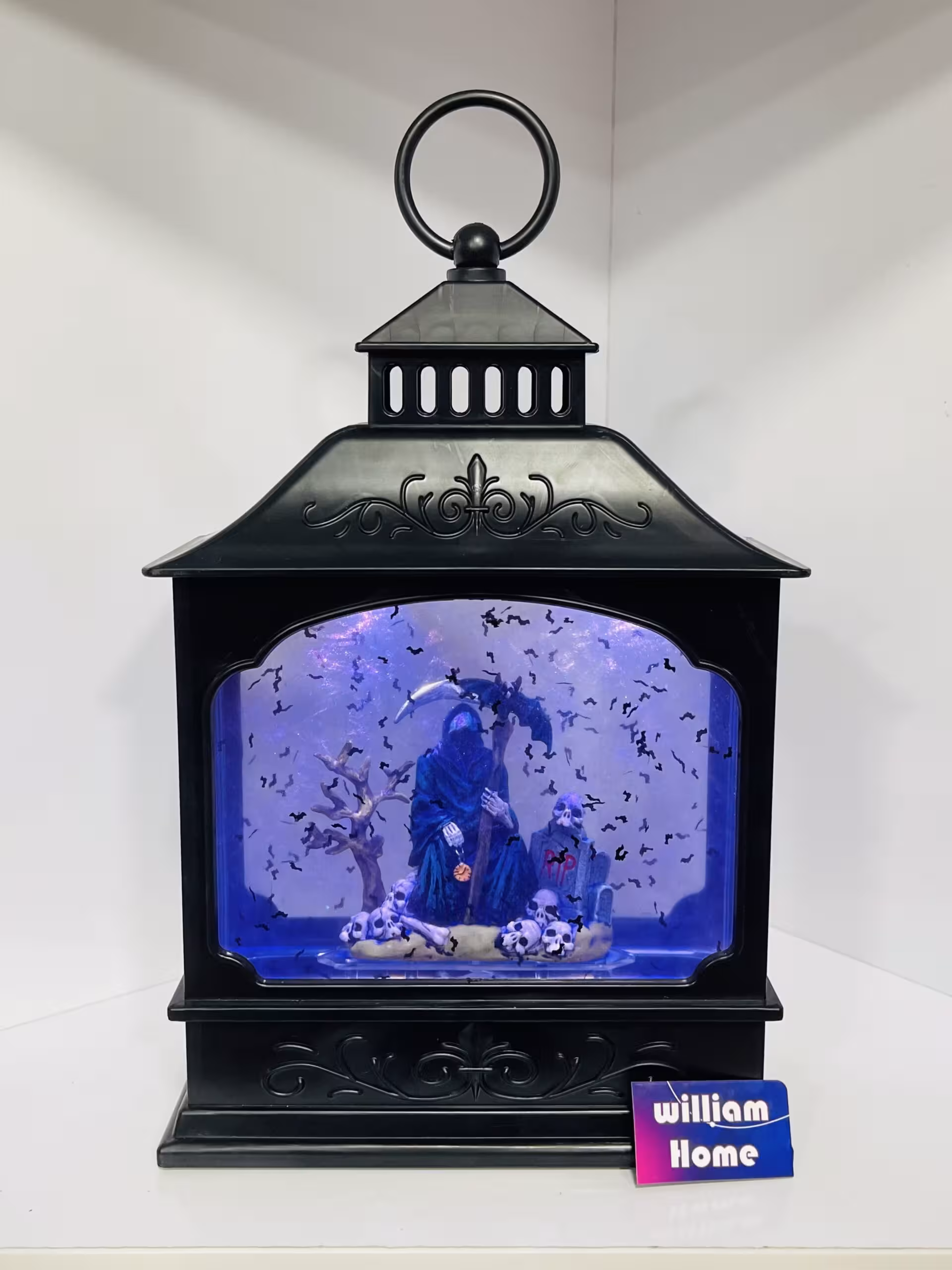 فانوس موزیکال هالووین (اسکلت و جمجمه)