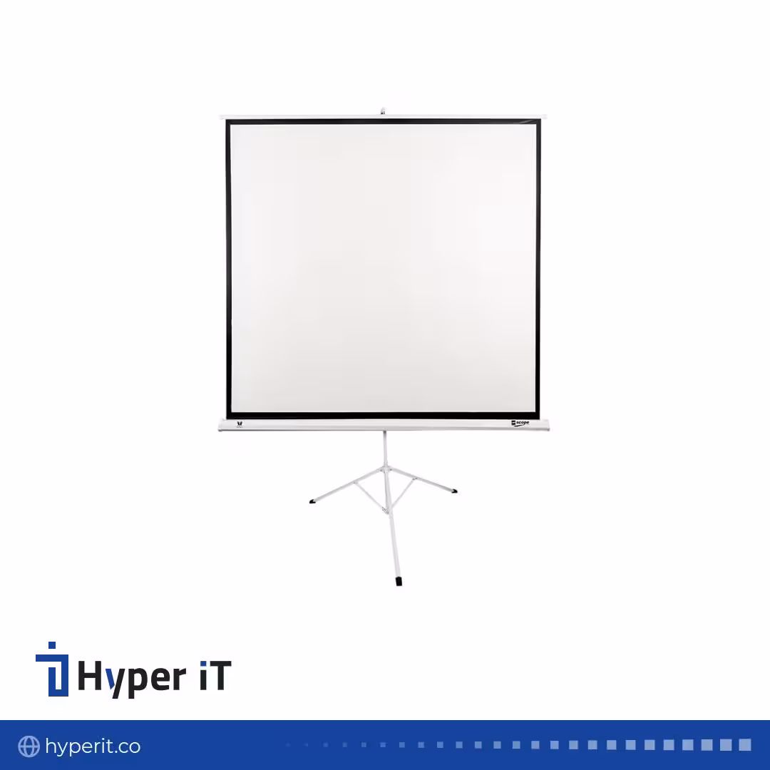 پرده نمایش 2.5*2.5 پایه دار SCOPE