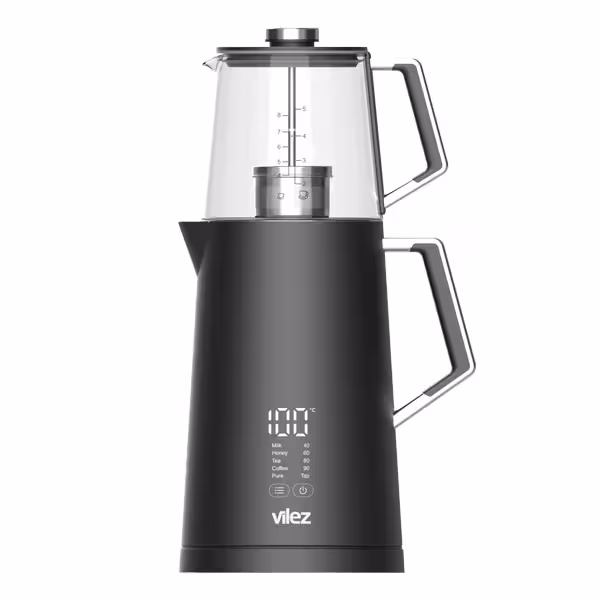 چای ساز ویلز مدل VL5021 ظرفیت 1.7 لیتر با کتری استیل ضد زنگ