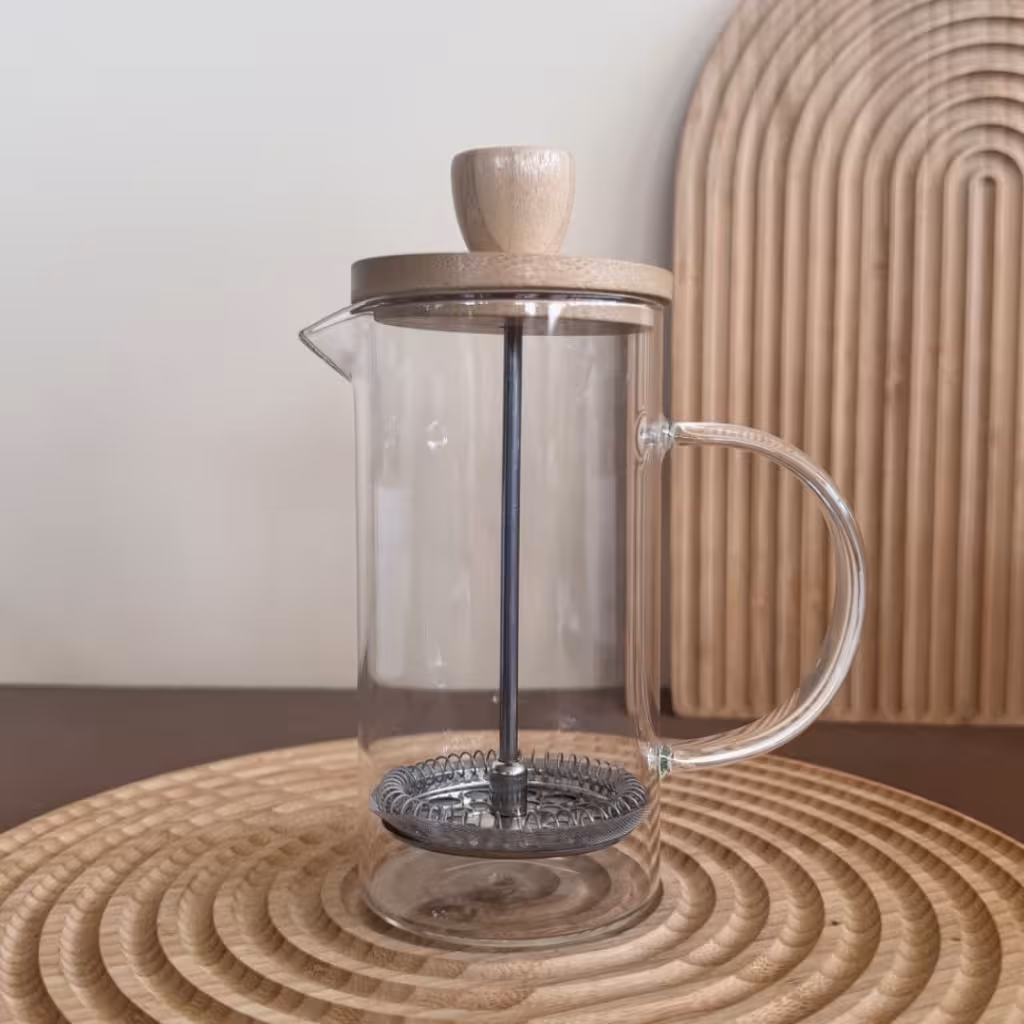 فرنچ پرس پیرکس 300میل مدل درب بامبو