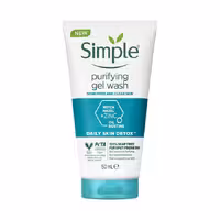 ژل شستشوی صورت پوست چرب مدل purifying سیمپل Simple