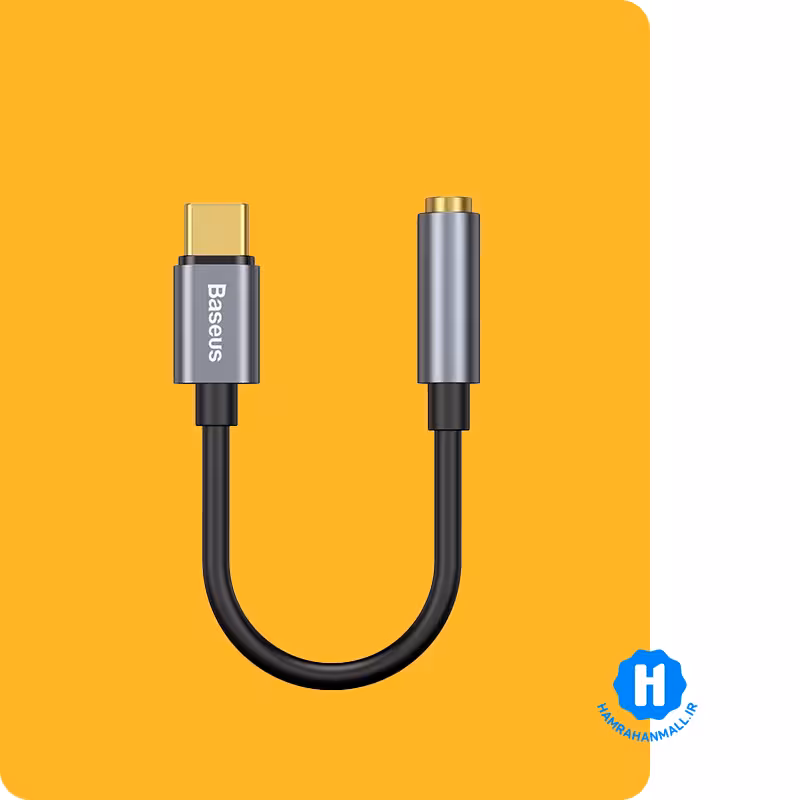 مبدل USB-C به AUX باسئوس مدل CATL54-0G