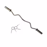 میله هالتر لاری یا خم آستین دار 150 سانت Barbell barbell with sleeves