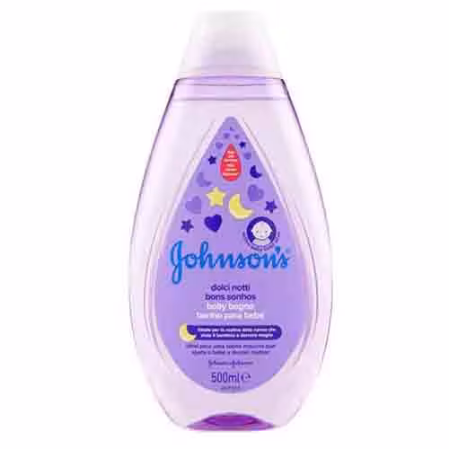 شامپو شب سر و بدن کودک فرانسوی جانسون Johnson’s – Dolci Notti Baby Bagno آرامش‌بخش 500 میل
