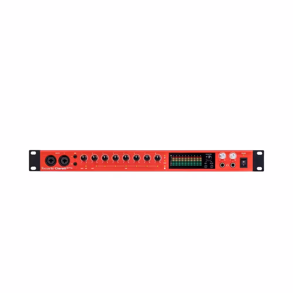 کارت صدا استودیویی فوکوسرایت مدل Clarett 8Pre Thunderbolt