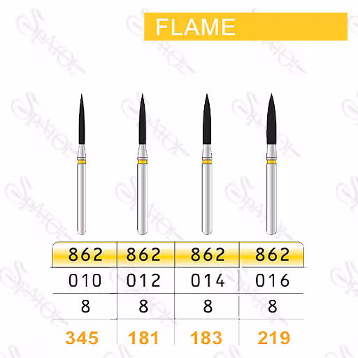 فرز الماسی پالیش کامپوزیت 8میل FLAME 862 تیزکاوان TEESKAVAN