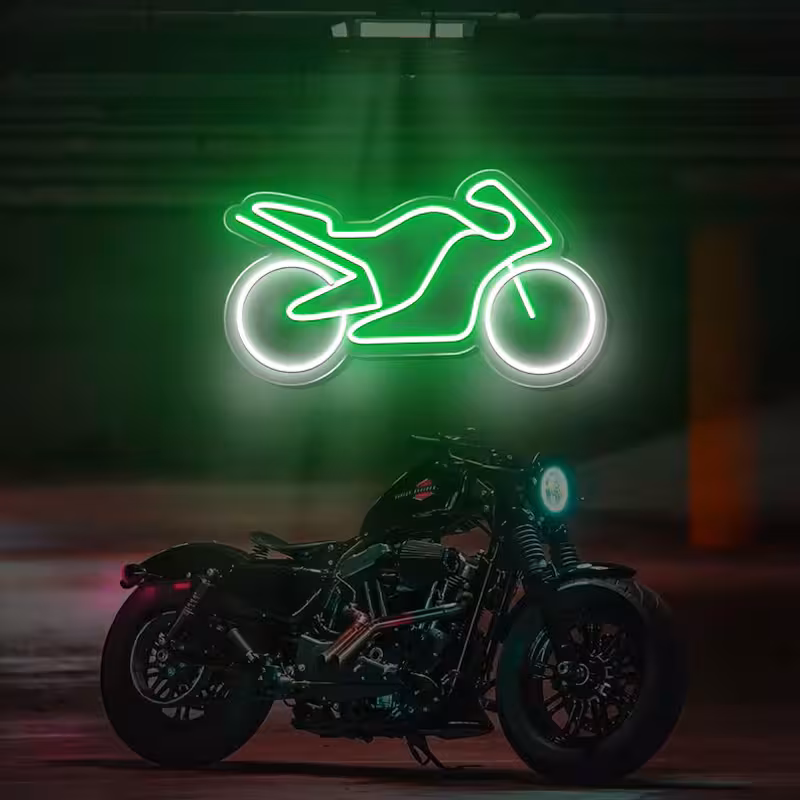 تابلو نئون ماشین و موتور کد DRIVE021