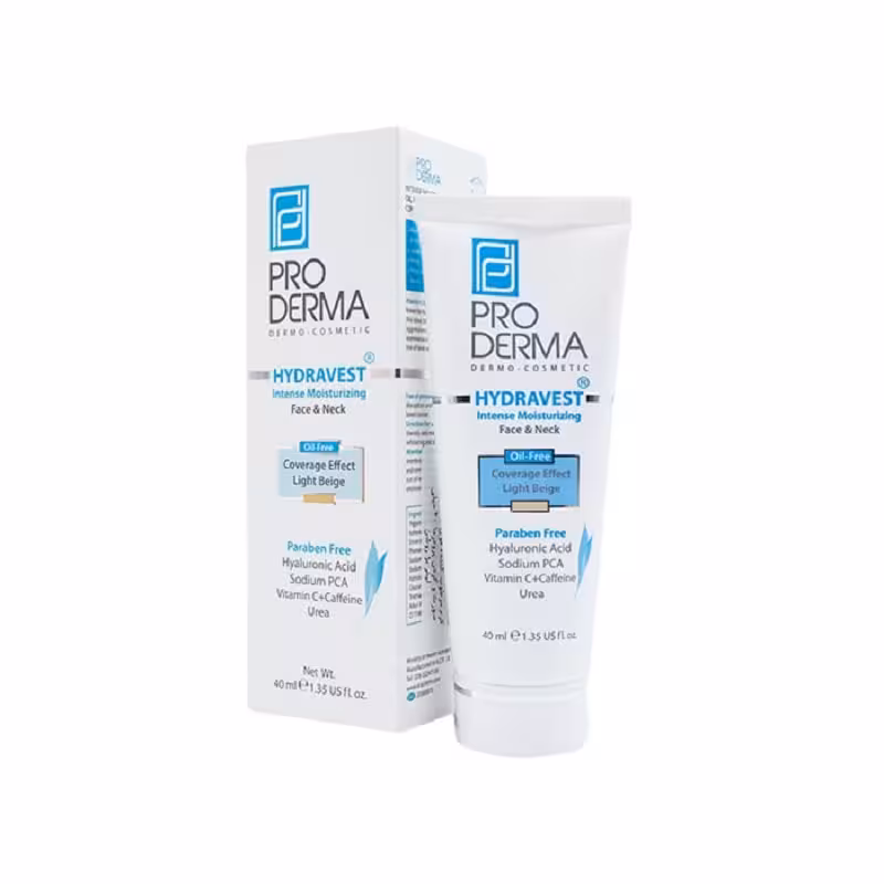 کرم مرطوب کننده قوی پرودرما برای پوست صورت و گردن 40 میل