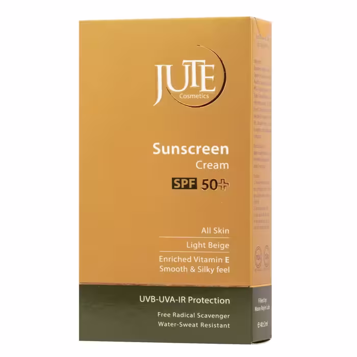کرم ضد آفتاب انواع پوست بژ روشن SPF50 ژوت