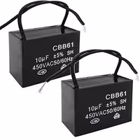 خازن کتابی دو کابل دار 45 میکروفاراد ایسکار ISCAR سری CBB61