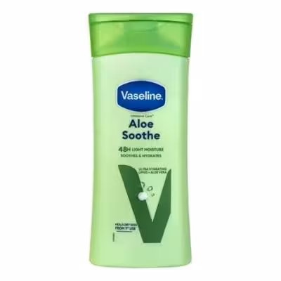 لوسیون بدن وازلین Vaseline مدل عصاره آلوئه ورا Aloe Soothe حجم 200 میلی لیتر