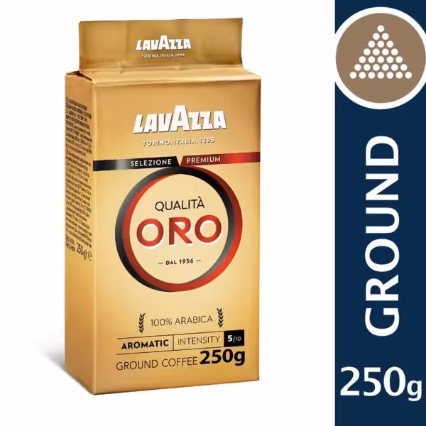 پودر قهوه Qualità Oro لاوازا حجم 250 گرم ساخت ایتالیا