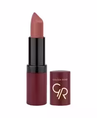 رژ لب جامد مات مخملی گلدن رز مدل Velvet Matte شماره 12