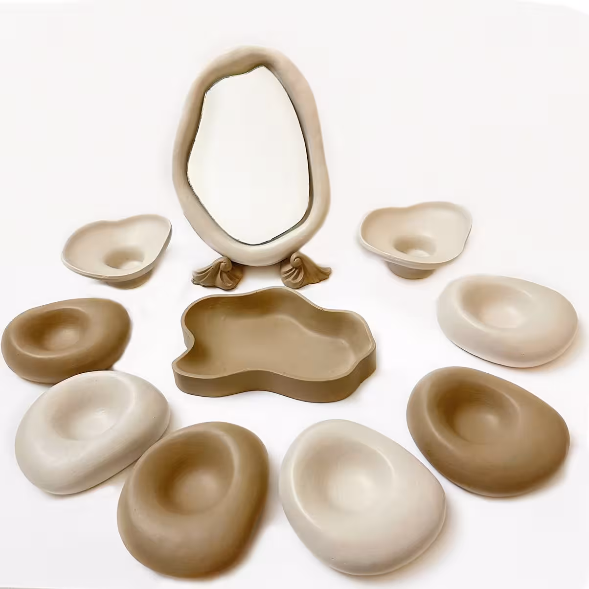 ست هفت سین 10 عددی طرح سنگ