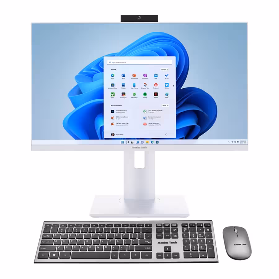 قیمت و خرید آل این وان 24 اینچ مسترتک ZN240-C516SW i5 12400/512GB SSD/16GB/Intel | یاس ارتباط