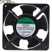 فن 12 سانتیمتری مخصوص رک 220 ولت بلبرینگ