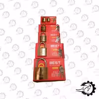 قفل اویز طرح برنج 75بست (BEST)