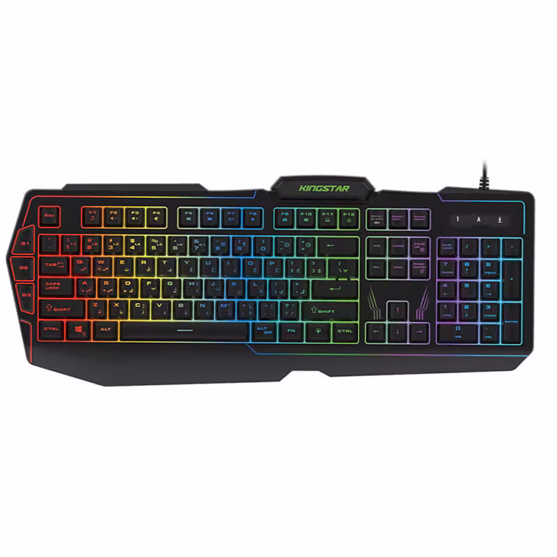 کیبورد با سیم گیمینگ کینگ استار مدل KB172G