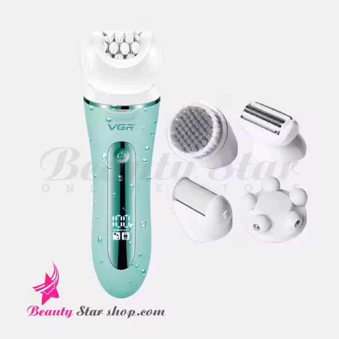 ست اپیلاتور (شیور صورت و بدن بانوان) 5 کاره وی جی آر مدل V-751