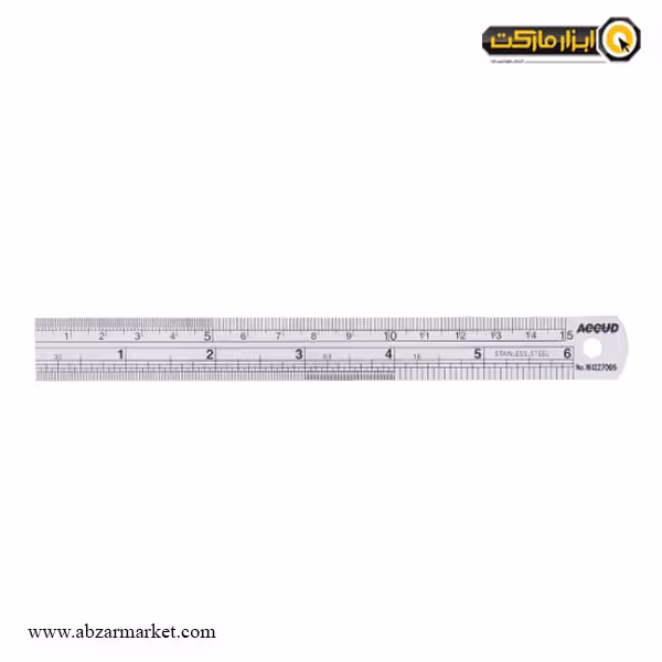 خط کش فلزی آکاد مدل 990