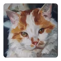 مگنت طرح نقاشی گربه کدwmg1410