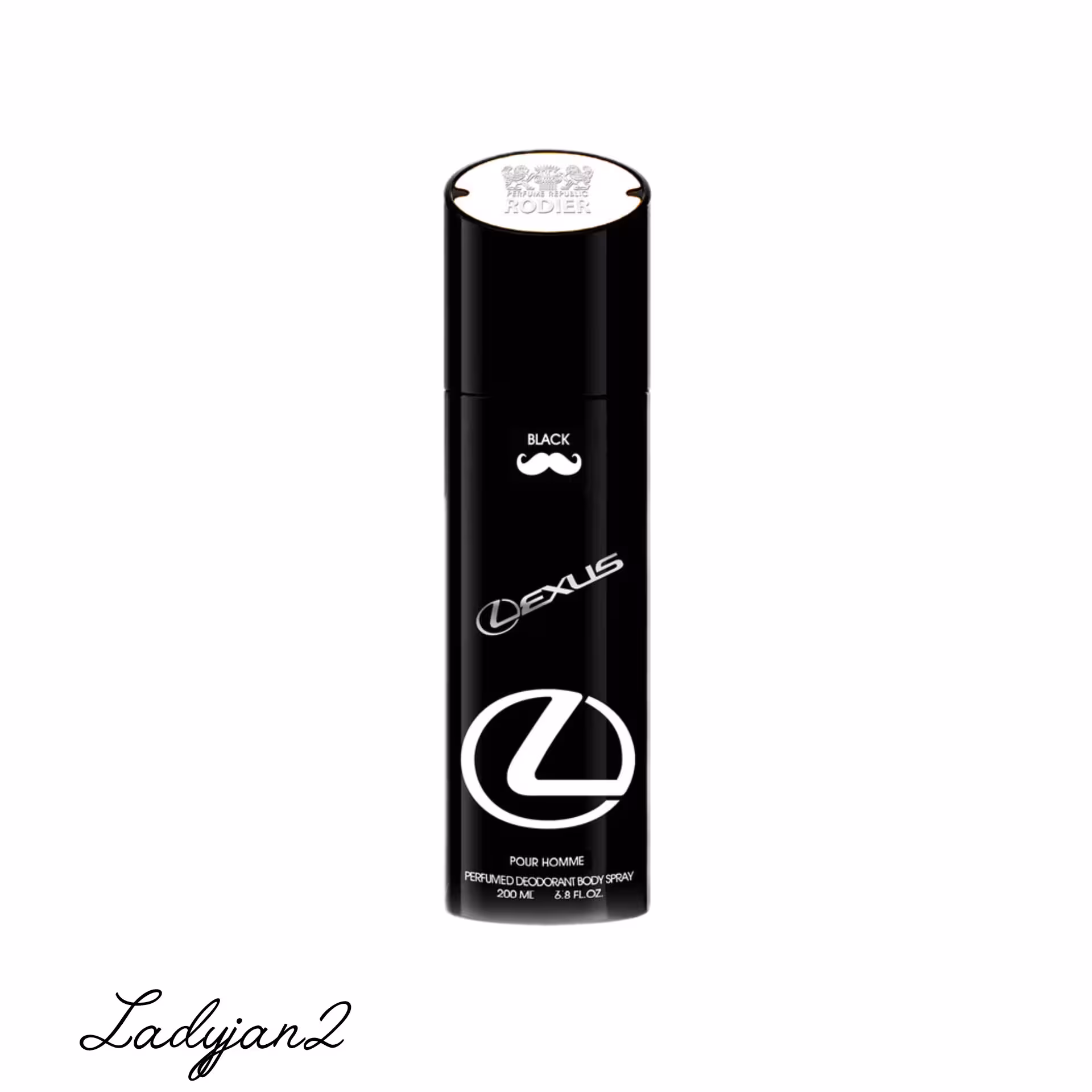 اسپری بدن مردانه رودیر مدل بلک Black Lexus
