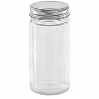 جاحبوباتی شیشه ای استوانه ای درب کانتینری سایز 7 کد 20