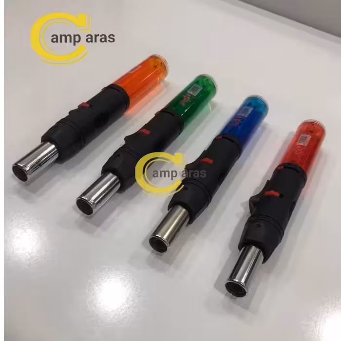 فندک اتمی ایستاده قلمی 1 شعله - کمپ آراس