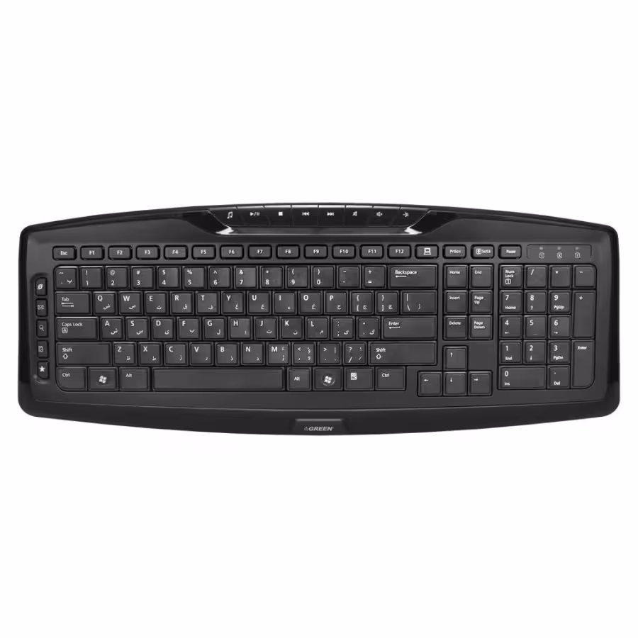 کیبورد گرین مدل GK-501 با حروف فارسی