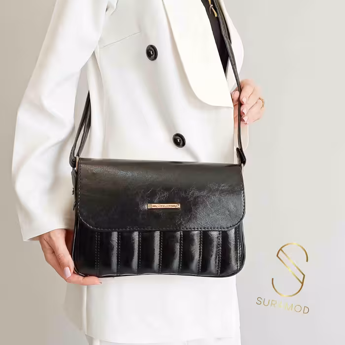 کیف دوشی مشکی زنانه مناسب استفاده روزمره، سرکار و مهمانی و مجلسی