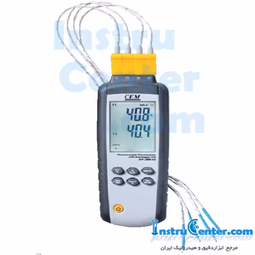 ترمومتر دو کاناله با ترموکوپل نوعK و نوعJ مدل DT-3630 ساختCEM