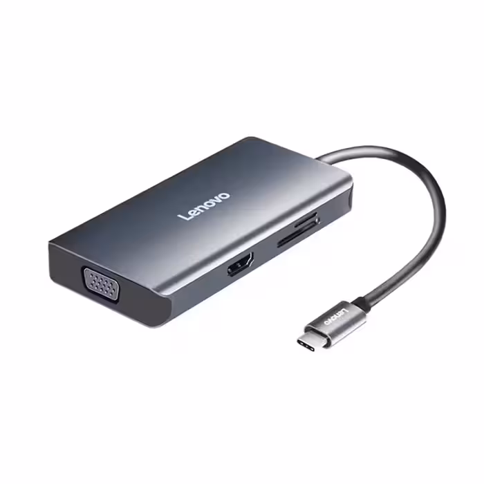 هاب 7 پورت لنوو Lenovo LX0807G New Multifunctional Type C Hub
