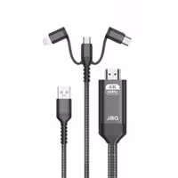 کابل تبدیل USB به HDMI جی بی کیو مدل CA-103H 3in1