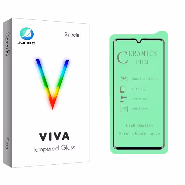 محافظ صفحه نمایش سرامیکی جانبو مدل Viva Glass مناسب برای گوشی موبایل سامسونگ Galaxy A30