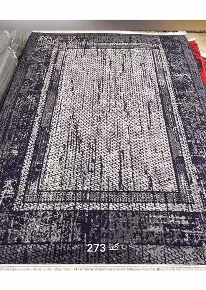 گلیم ماشینی 400 شانه آکرلیک کاشان(امکان پرداخت قسطی)-کد 273
