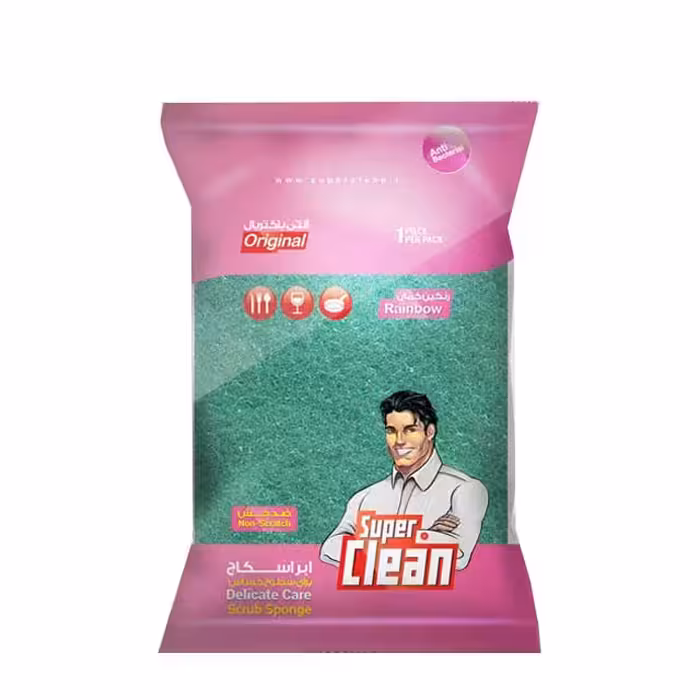 ابر اسکاچ ضد خش مناسب سطوح حساس سوپر کلین