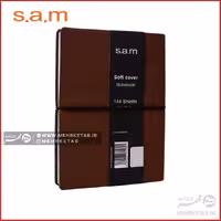 دفتر یادداشت دنزوی سم رنگ زرشکی  sam soft cover denzo notebook blue