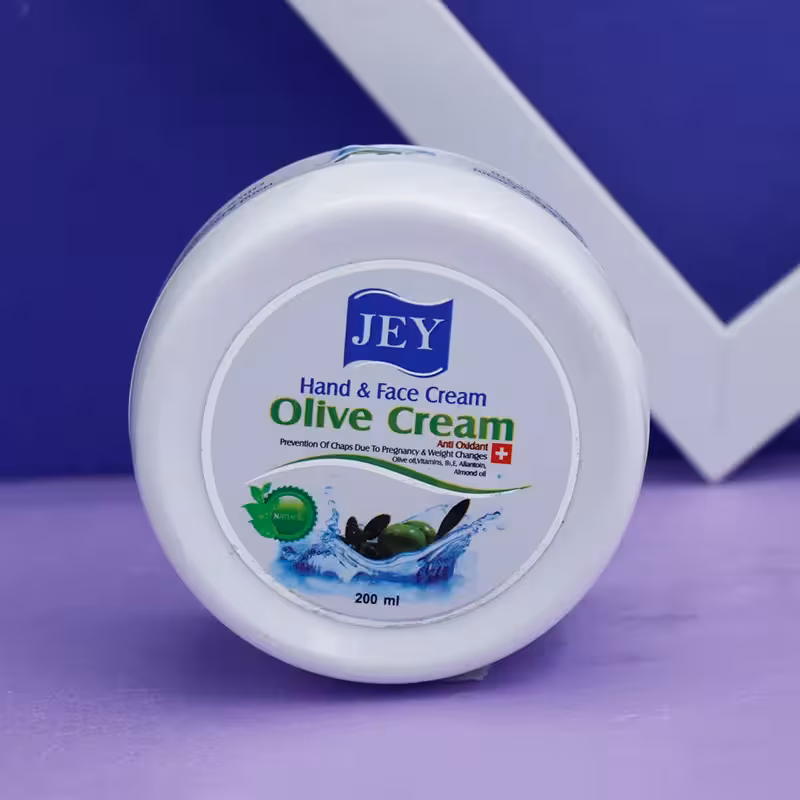 عمده فروشی کرم مرطوب کننده کاسه ای جی JEY حاوی روغن زیتون 200 میل 92428