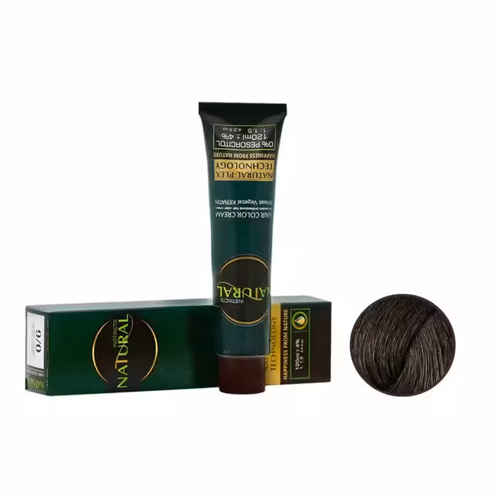 رنگ مو نچرال شماره 5.1 حجم 120 میل رنگ قهوه ای خاکستری روشن