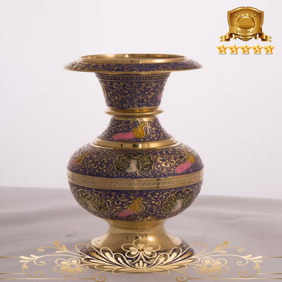 گلدان برنجی کد 1126