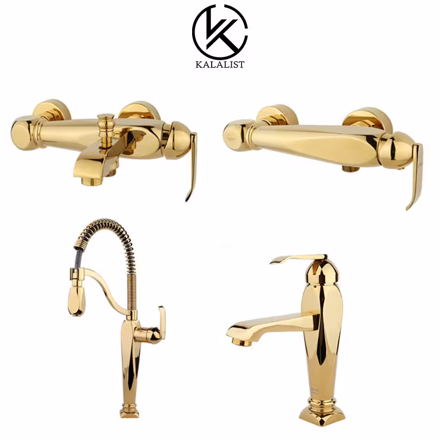 شیرآلات برند راسان مدل آلیس طلایی