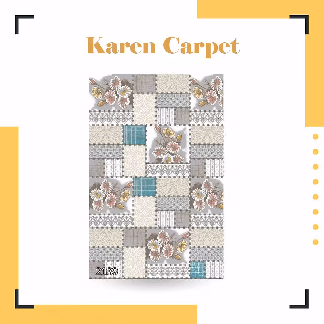 فرش فانتزی مدرن سایز 4 متری گلبرجسته 480 شانه تراکم 1040 کد 2189