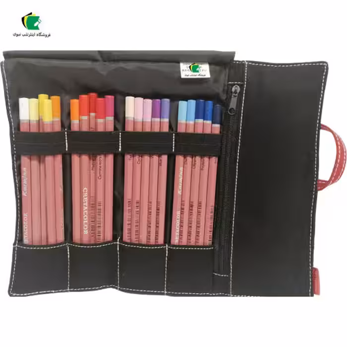 مداد رنگی 36 رنگ کرتاکالر مدل پلی کروم سری میتان مدل 27037 به همراه کیف مداد رنگی