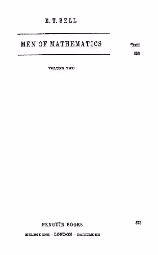 خرید و دانلود نسخه کامل کتاب MEN OF MATHEMATICS VOLUME TWO
