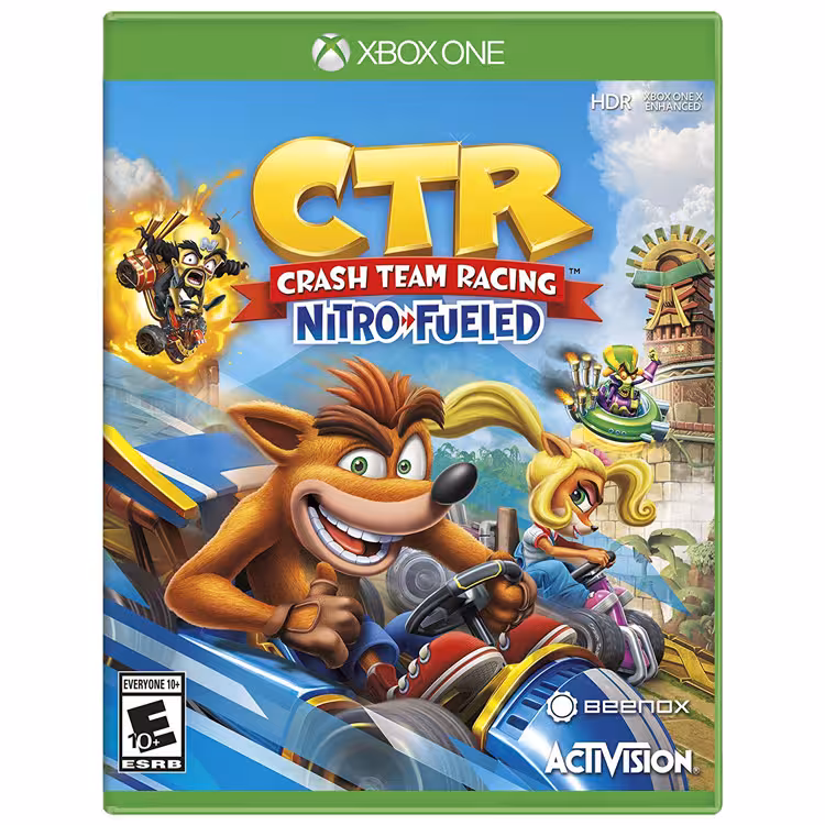 دیسک بازی Crash Team Racing Nitro-Fueled برای XBOX