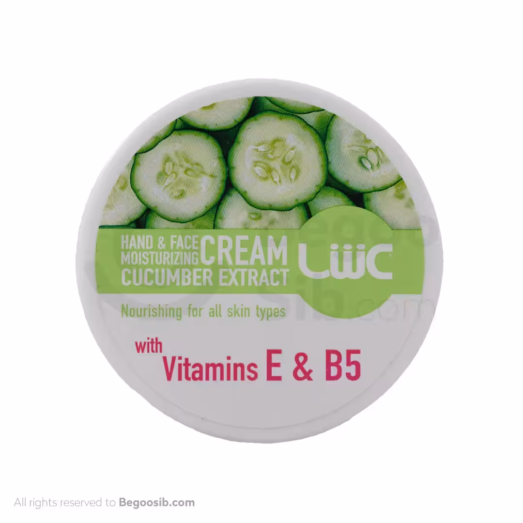 کرم مرطوب کننده کاسه ای با عصاره خیار عش 100 میلی لیتری