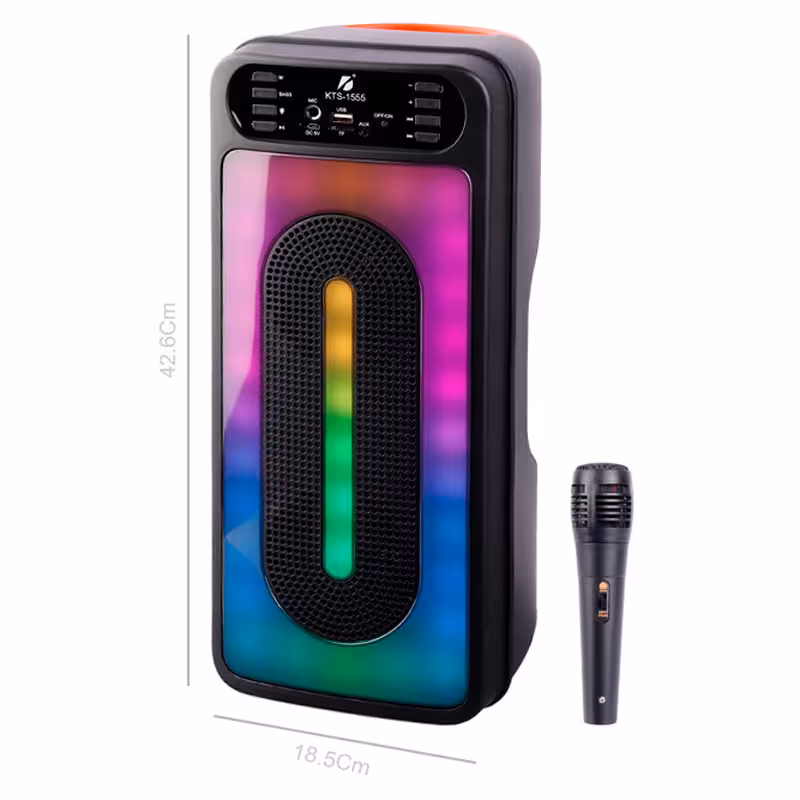 اسپیکر بلوتوثی رم و فلش خور KTS-1555   میکروفون